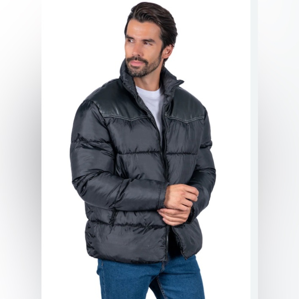 Patroncito Red Label Men's Black Padded Jacket | NWT